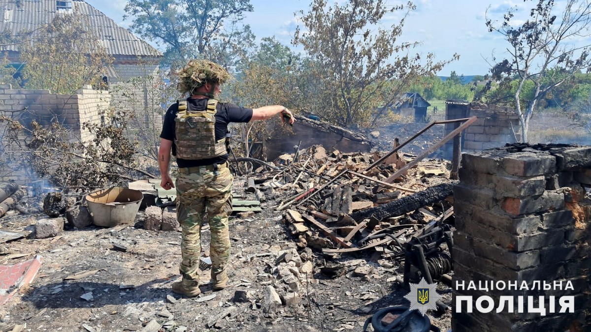 У поліції розповіли про обстріл Покровської громади минулої доби