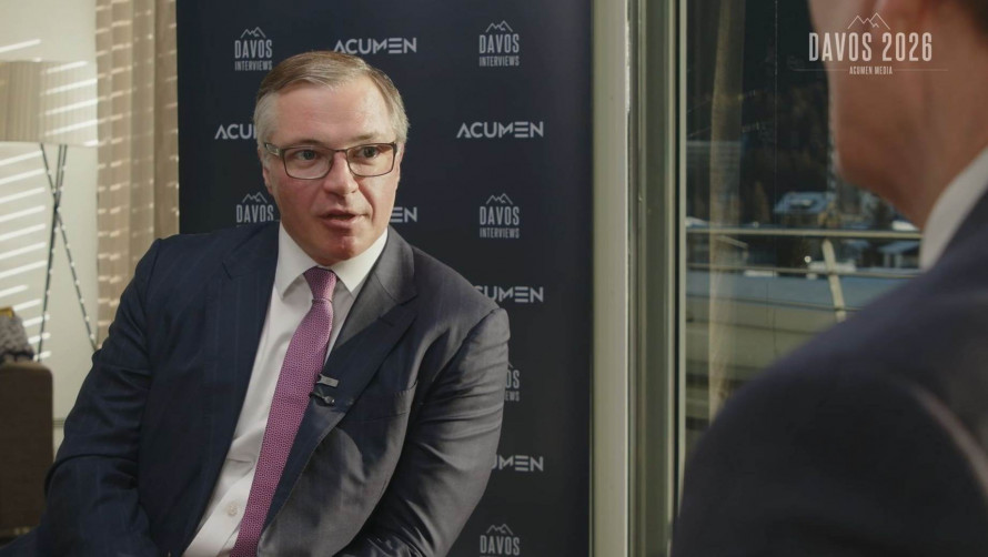 Сталь - матеріал сталого майбутнього: СEO Метінвесту Юрій Риженков для CBS News у Давосі про майбутнє галузі