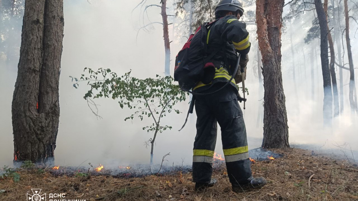 За добу в Донецькій області ліквідовано 17 пожеж, 6 із яких спричинені обстрілами