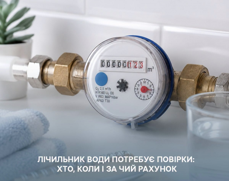 Що потрібно знати про повірку лічильників води у 2026 році: подробиці