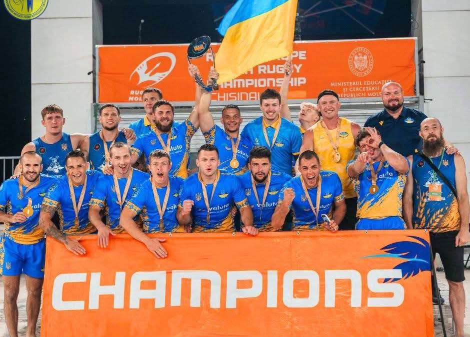 Спортсмен із Покровська став чемпіоном Європи з пляжного регбі у складі національної збірної