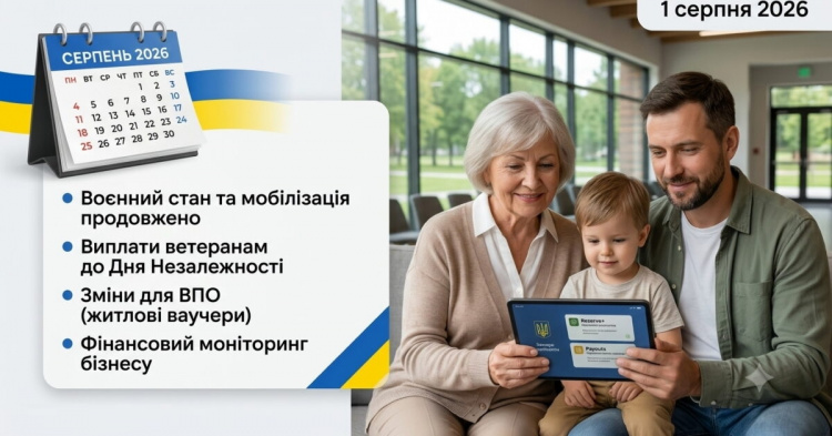 Що зміниться для українців з 1 серпня: огляд