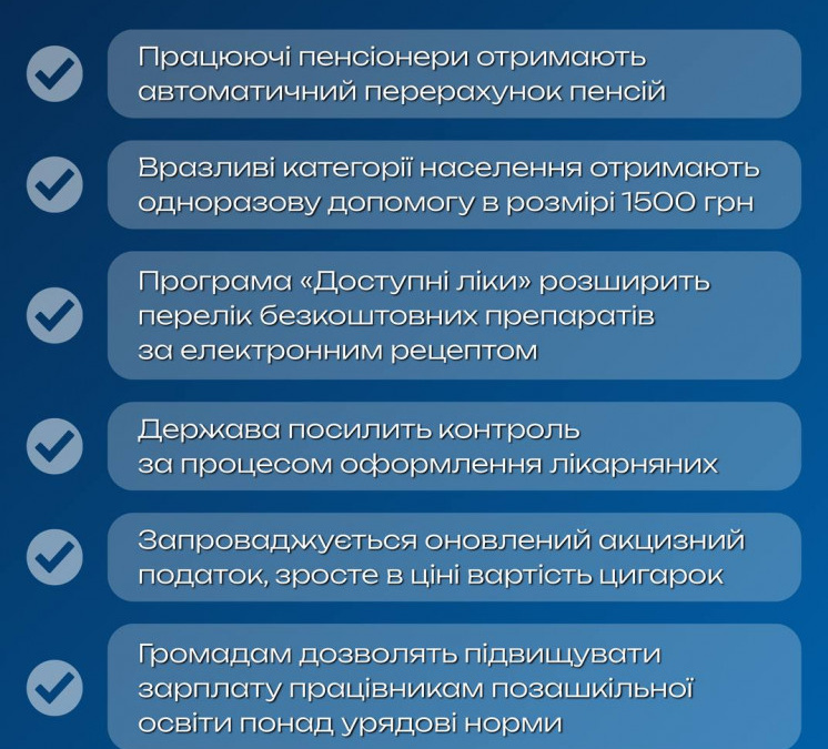 Які зміни очікуються з 1 квітня: перелік нововведень