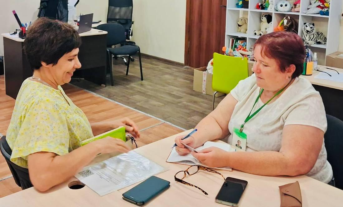 Виїзний прийом ПФУ в хабі «Ми — Донеччина»: як консультують ВПО