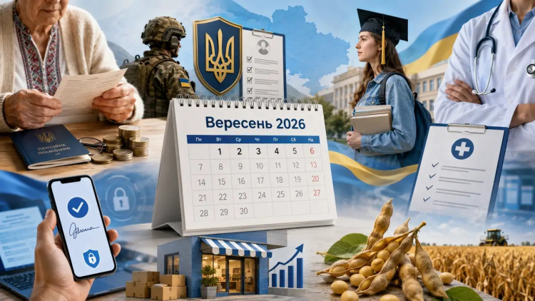 Що зміниться для українців з 1 вересня: перелік