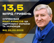 Ахметов і бізнеси спрямували 13,5 млрд грн на підтримку України під час війни