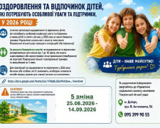 Оздоровлення та відпочинок дітей Покровської громади: стартує реєстрація