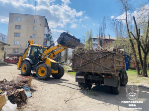 У Покровській ТГ комунальники ліквідують звалища біля смітників: що вдалось зробити