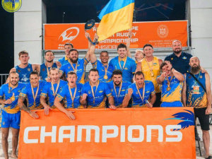 Спортсмен із Покровська став чемпіоном Європи з пляжного регбі у складі національної збірної