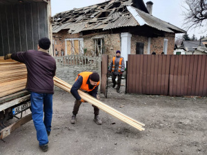 В Новогродівці усувають наслідки авіаційного удару