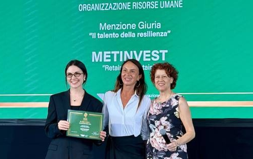 Група Метінвест отримала дві відзнаки на італійській премії Premio Eccellenza Formazione 2026