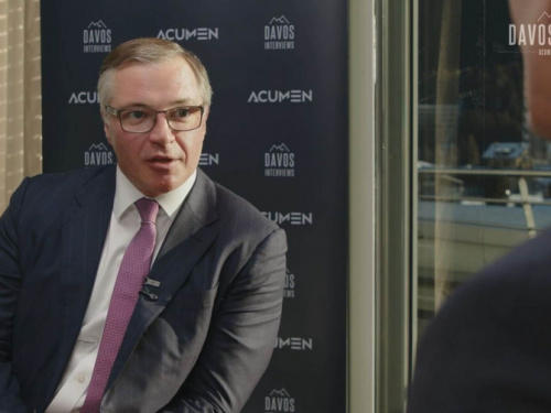 Сталь - матеріал сталого майбутнього: СEO Метінвесту Юрій Риженков для CBS News у Давосі про майбутнє галузі 